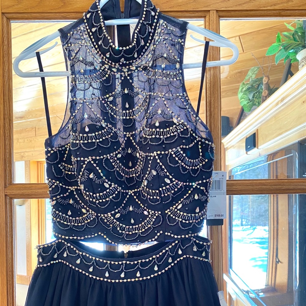 Brand new two piece prom dress